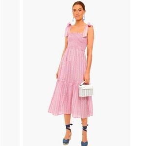 Tuckernuck X Cameron Eubanks Wimberly Love Letters Chalmers Dress Pink Sz XXXL